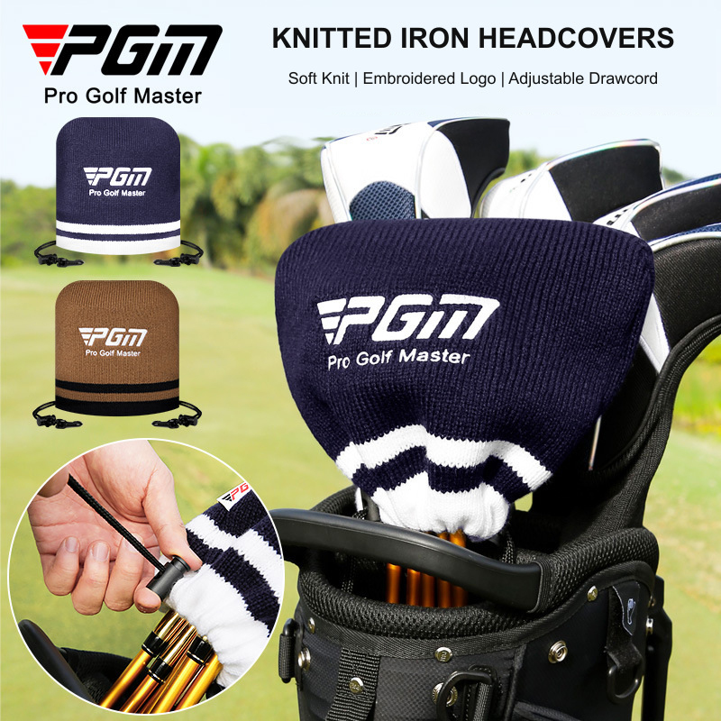 Golf Equipment Drawing - Sac de protection tricoté pour têtes