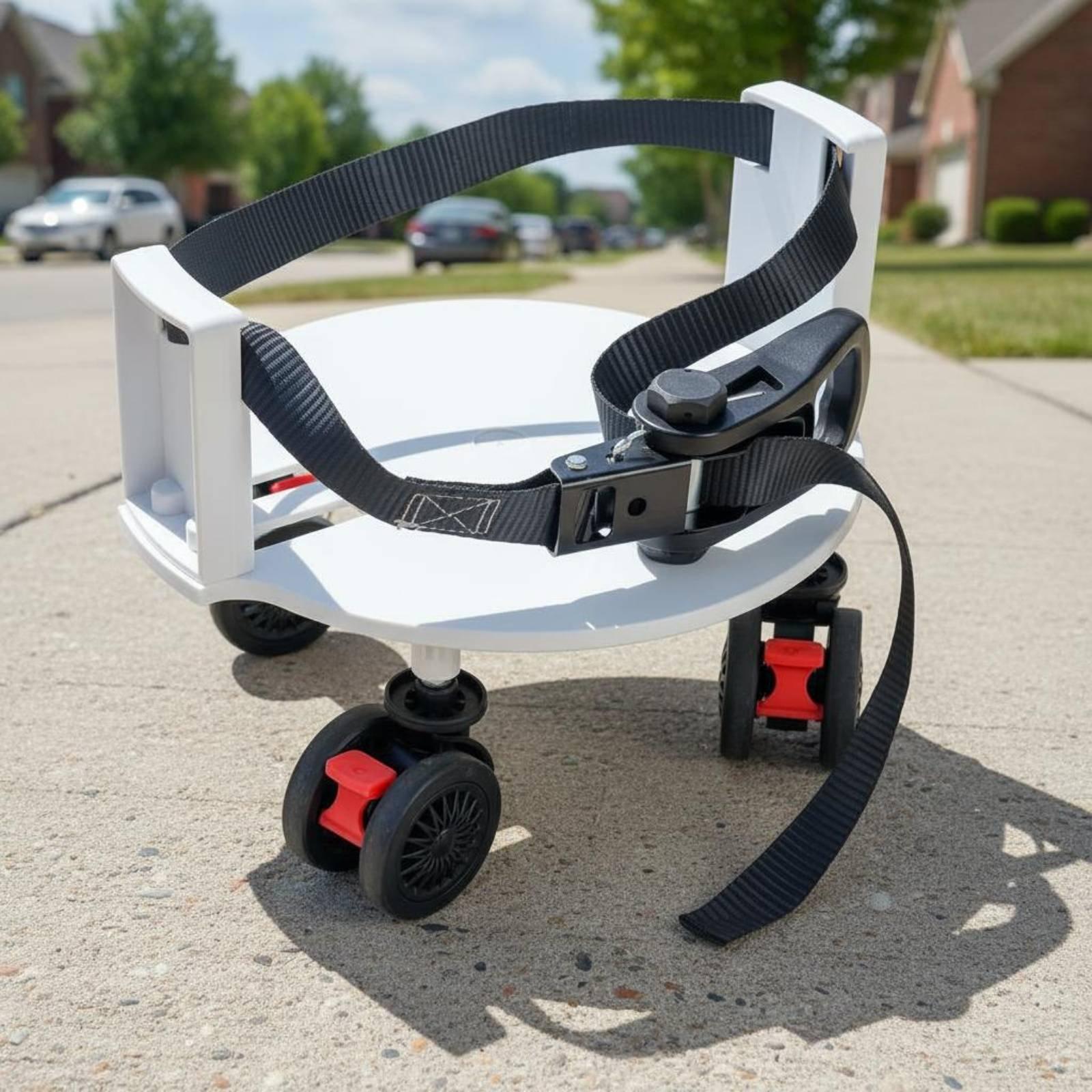 Golf Bag Stand Cart - Support d'équipement de golf portable avec
