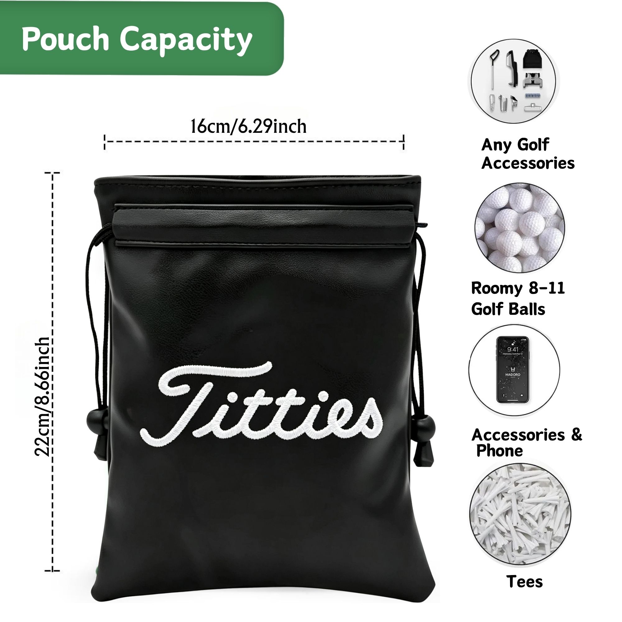 Sac à objets de valeur de golf - Golf Equipment Drawing avis et prix